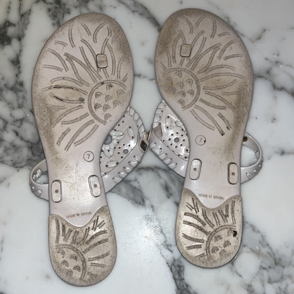 Jack Rogers jelly shoes-white size 7 - Picture 8 of 10